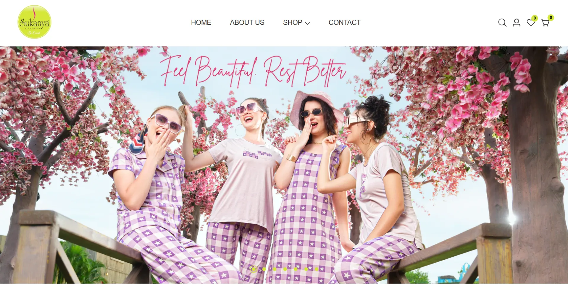 Sukanya Clothing Ecommerce Website Portfolio